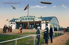 Einweihungsfeier Flugstützpunkt Gera 16.10.1913