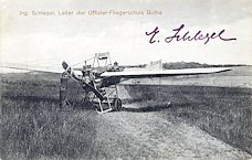 Leiter der Fliegerschule Ernst Schlegel