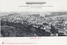 Luftschiff Sachsen über Schmölln 1913